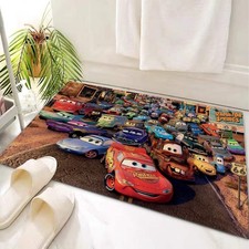 Disney Cars LMQ 95 Characters Print Door Mat Rug Carpet With Non-slip Backing