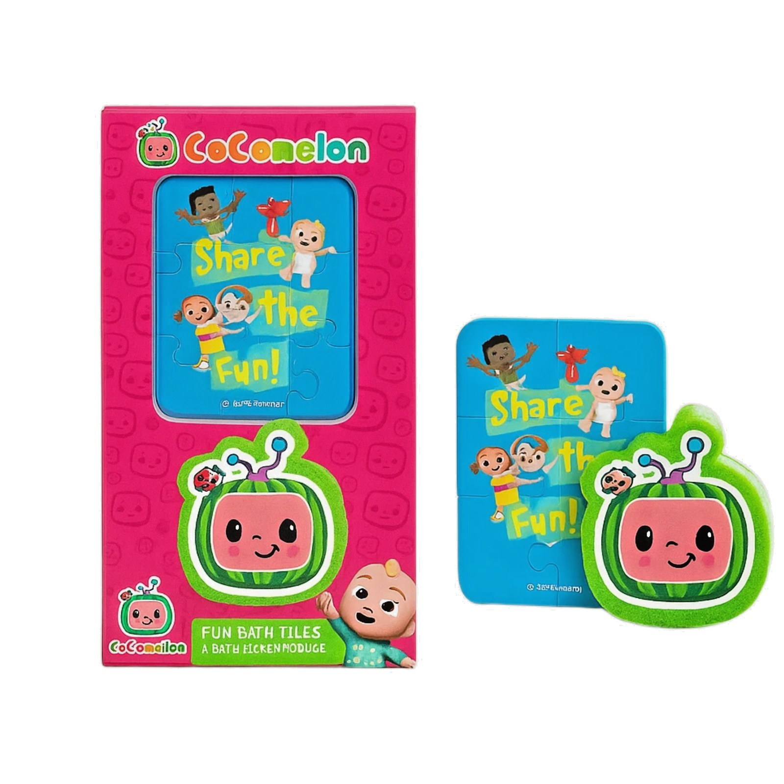 Cocomelon Gift Set 100G Bath Fizzer & Bath Tiles - Image 2