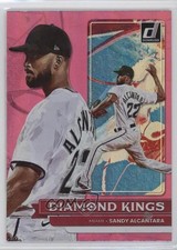 2022 Panini Donruss Diamond Kings Holo Pink Sandy Alcantara #19 rs2