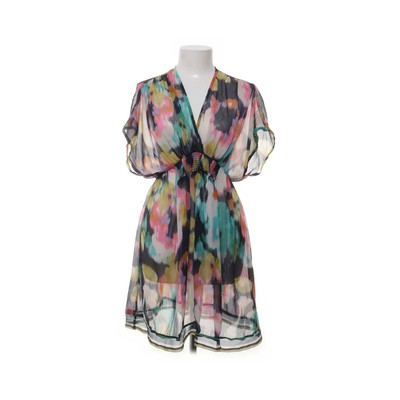 H&M, Strandkleid, Größe: 36, Mehrfarbig, Polyester, Blumen, Damen #UgJ