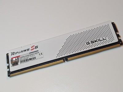 G.SKILL Ripjaws S5 32GB 1x32GB DDR5 6000 CL32 XMP 3.0 White