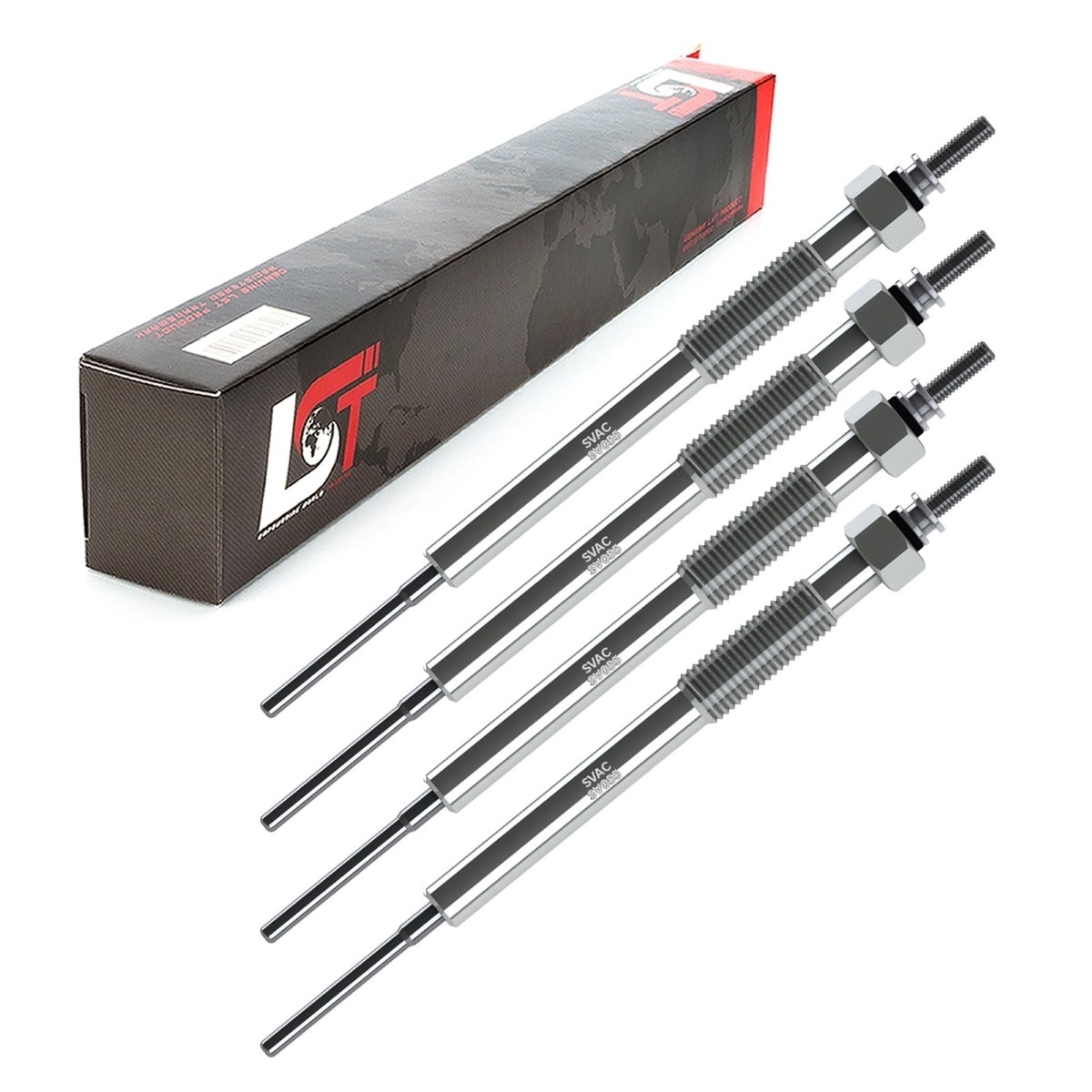 4x Glow Plug Pencil 11 Volt for Isuzu I 8DH Rodeo