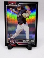2026 Andry Lara Black Holo Foil #03/10 (RC) MLB Series 1 Washington Nationals