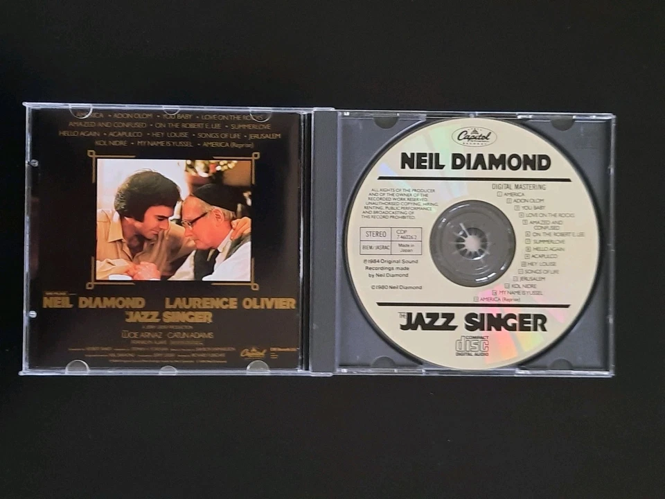 Neil Diamond - The Jazz Singer - OST - 1984 - CD - Bild 2 von 3