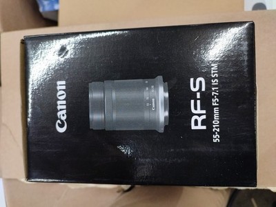 Canon RF-S 55-210mm f/5-7.1 IS STM Telephoto Zoom Lens for Canon RF Mount -...