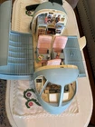 Authentic Barbie Mattel 1999 Jet Airplane Playset Vintage Blue Toy Vehicle
