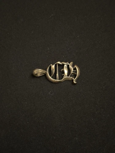 CHROME HEARTS Ciondolo logo CH cuori cromati