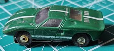 Aurora TJET 1374 HO Slot Car, Rare Green, Runs Great