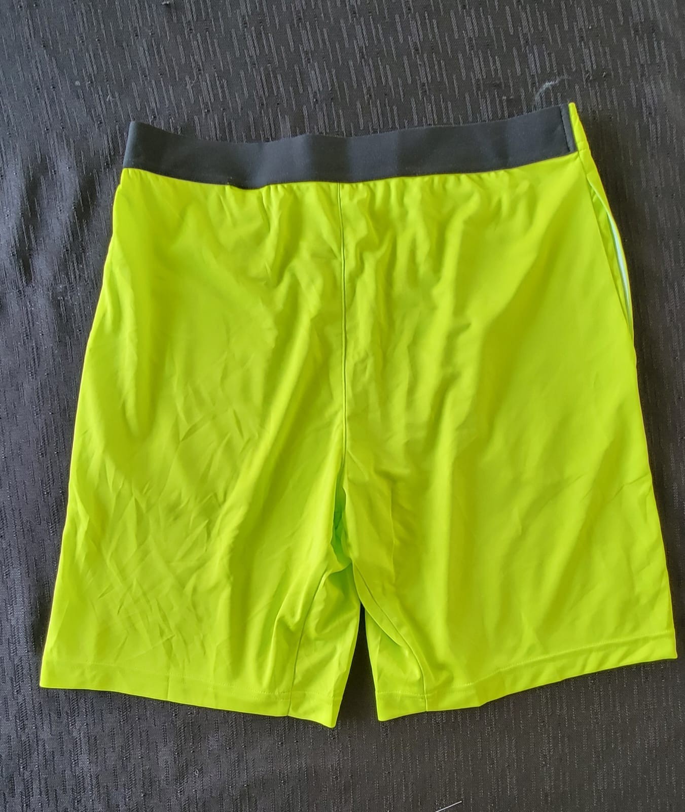Reebok Shorts Comm Knit Athletic Training Acid Yellow IB1271 Mens Small NEW NWT thumbnail 5