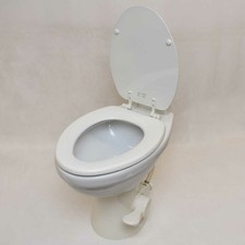 Dometic 320 RV Gravity-Flush Ceramic Toilet 320 Series White 302320081