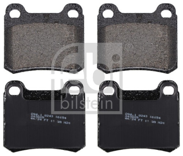 Febi Bilstein Bremsbelagsatz Scheibenbremse 16154 FüR Mercedes C124 Klasse W201-image