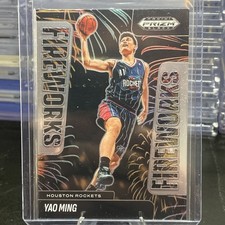 2024-25 Panini Prizm Black - Fireworks Yao Ming #22