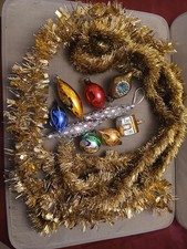 VINTAGE 1950s CHRISTMAS TREE BAUBLES & OTHERS JOB LOT