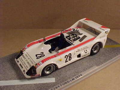 BIZARRE #BZ147 1/43 Resin Lola T284 Ford, '74 LeMans, Chicklets #28, Schulthess