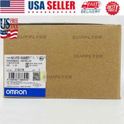 New In Box OMRON PLC Module NX1P2-1040DT PLC Controller Fast Ship  US Free TAX