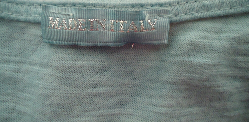 Top donna blu Made in Italy taglia XL - Foto 5 di 6