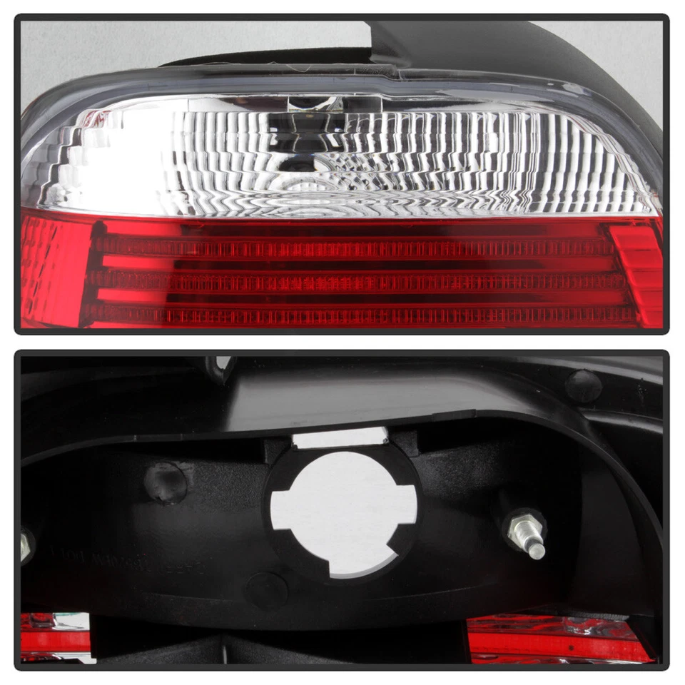 Luces traseras transparentes rojas izquierda+derecha BMW E39 528i 540i M5 1997 1998 1999 2000 Foto 3 de 4