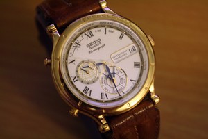 Vintage SEIKO QUARTZ 6M23-8000 Age of Discovery Alarm Chronograph Watch  Excellen | eBay