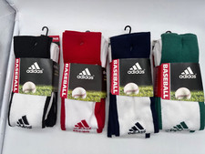 NEW 2 PAIR PACK MENS ADIDAS CLIMALITE CUSHIONED COMPRESSION BASEBALL SOCKS 5-9.5