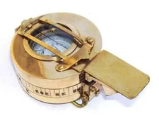 Military Compass Cammenga Prismatic Brass Vintage Survival  Engineering Camping