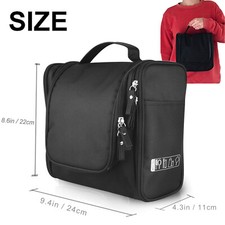 Portable Hanging Makeup Bag Dopp Kit  Shaving Cosmetic Bag for Men, Leakproof