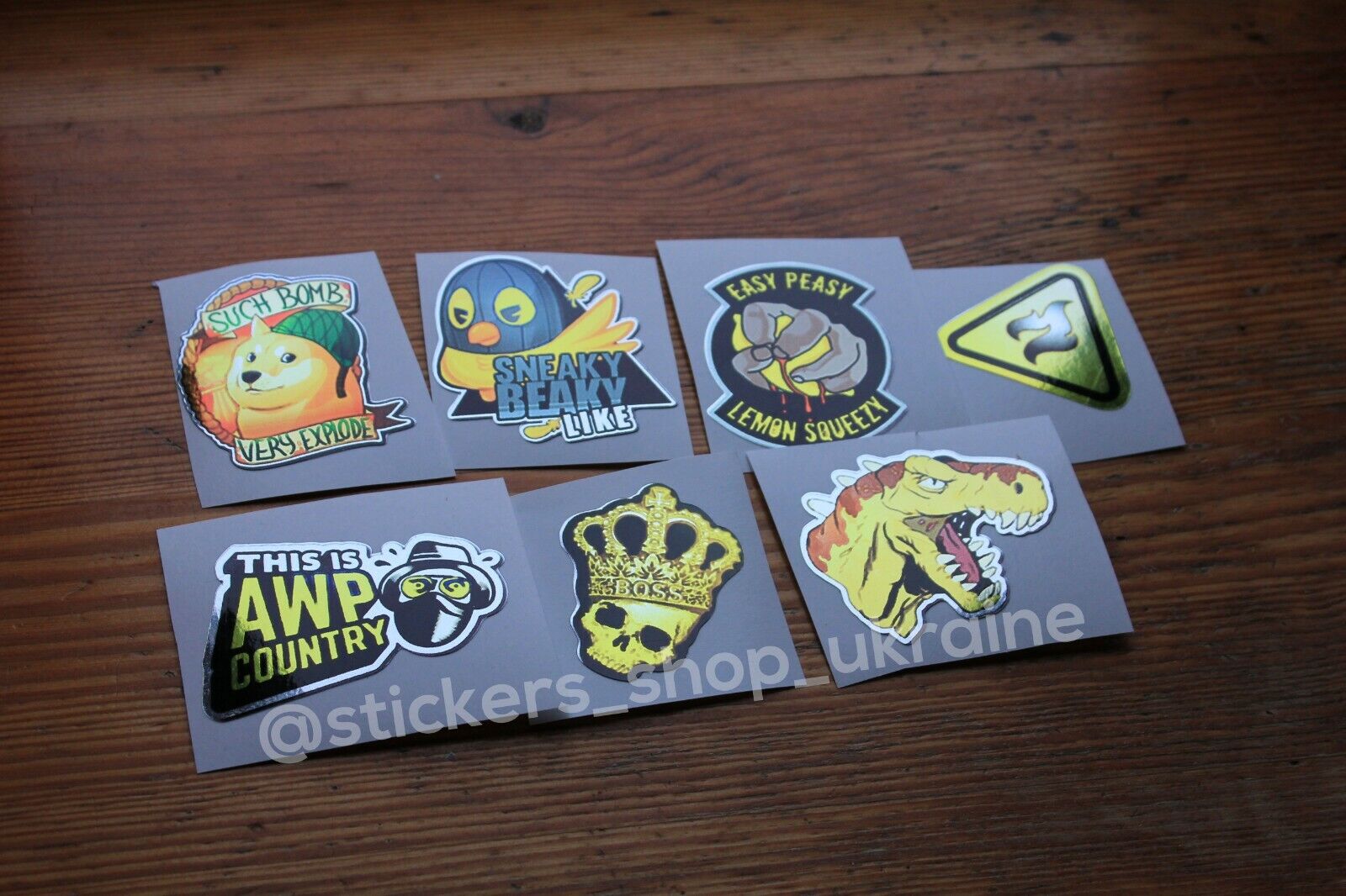 CS:GO Game Adhesive Stickers, Decals - 10/30/50 Piece