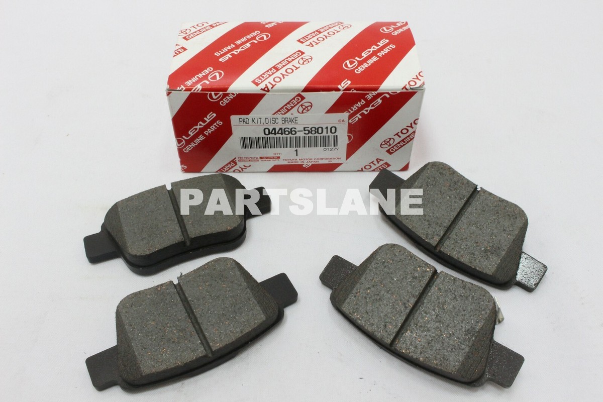 04466-58010 Toyota Previa Alphard OEM Genuine Rear Brake Pads Disc