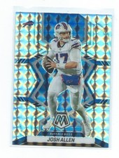2022 Mosaic-Josh Allen/Base Silver Mosaic #20-Buffalo Bills