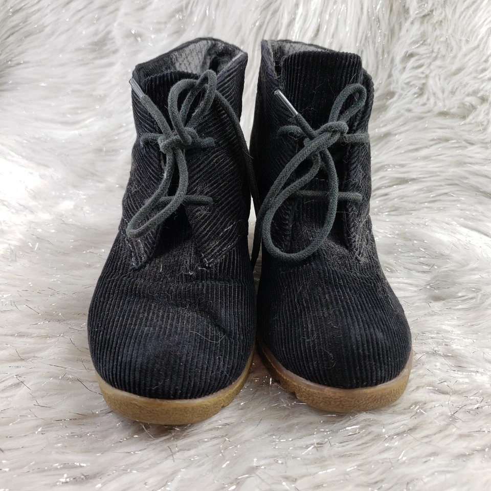 Botines informales de tacón de cuña BIG BUDDHA Utah negros para mujer talla 7 Foto 4 de 4