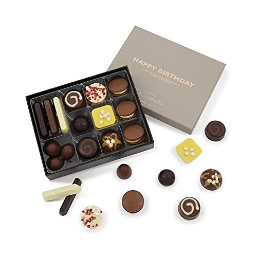 Hotel Chocolat - Happy Birthday Signature, White, 150g (15 Chocolates) - Picture 3 of 5