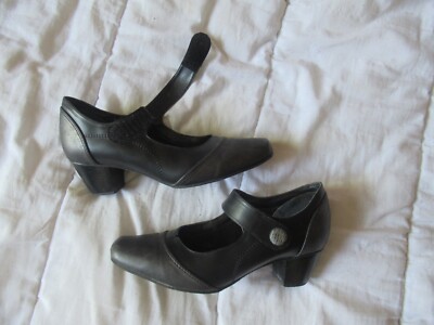 Chaussures Neosoft Talons Escarpin Pointure 40 - Noir-gris, Occasion, Matière Synthétique