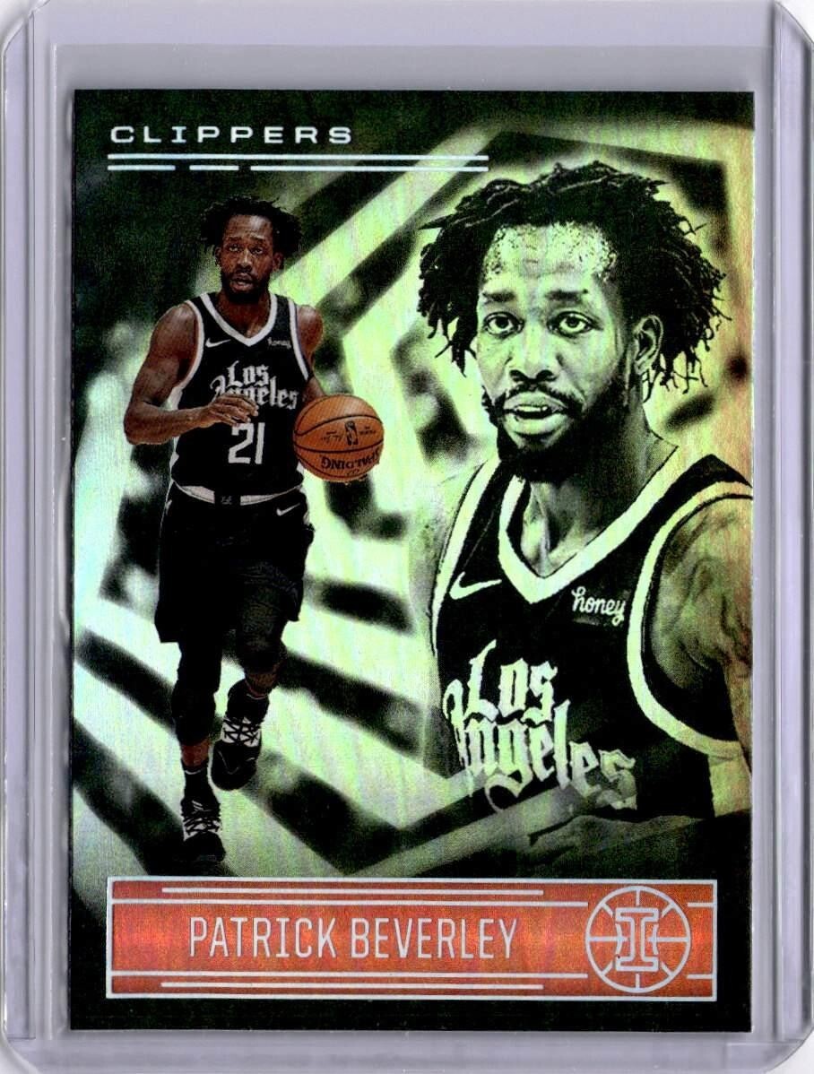 2020-21 Panini Illusions Patrick Beverley Base Emerald #139 Los Angeles Clippers