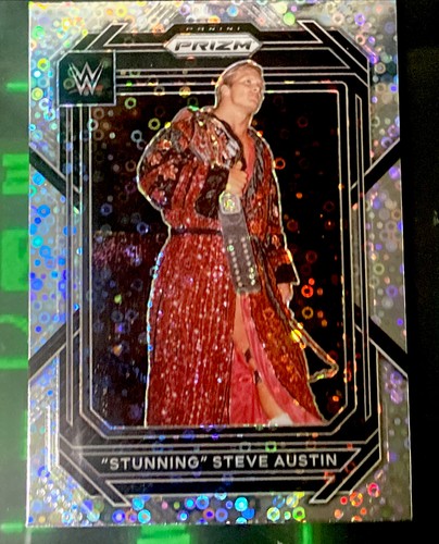 2023 Prizm WWE Undercard “Stunning Steve Austin” Stone Cold Variation Disco SP - Picture 8 of 16