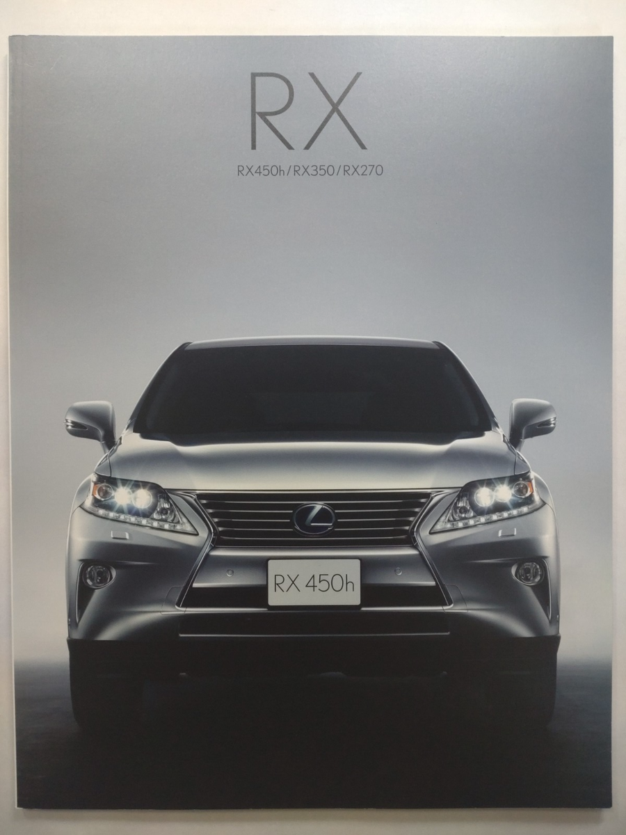 Lexus RX 450H 350 270 Dealer Catalog Brochure Japanese f sport SUV