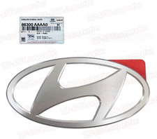Genuine Rear Bumper Emblem H Mark Silver 2024-26 Hyundai Elantra 86300aaaa0
