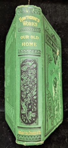 1876 Nathaniel Hawthorne OUR OLD HOME: A Series Of English Sketches Antique Book - Picture 3 of 10