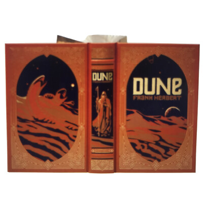 ❤️ DUNE Frank Herbert Leather Bound Hardcover SEALED Collectible