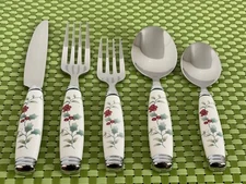 Pfaltzgraff WINTERBERRY Stainless Glossy China Flatware SMART CHOICE E15VG
