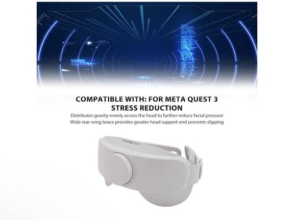 Alternate view of Headset Strap Replacement, Adjustable Head Strap Portable Lightweight Soft