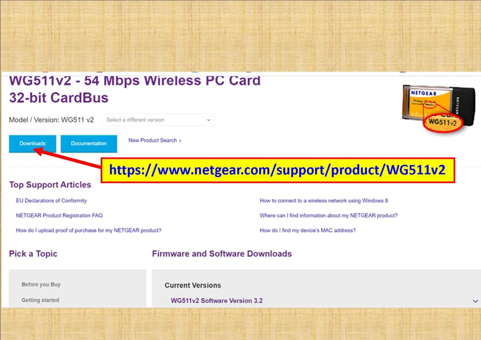 NETGEAR WG511 V2 54 Mbps WIRELESS PC Card - image 2 of 2