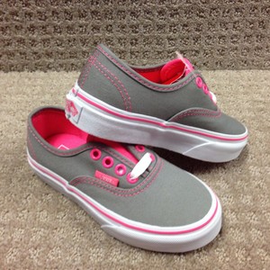 grey pink vans