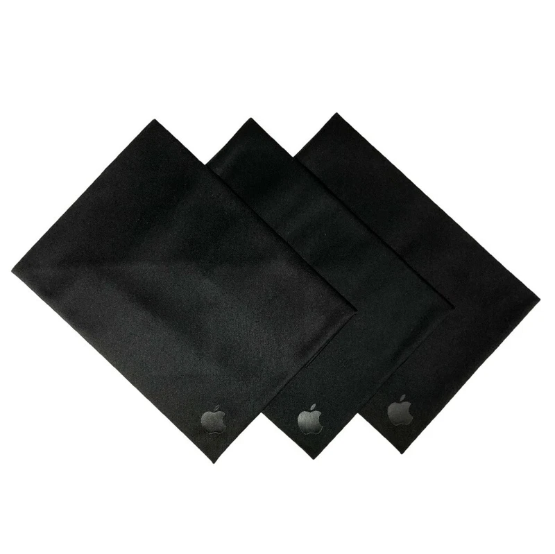 3PCS Genuine Apple Microfiber Cleaning Cloths 7'x7' Screen Wipes For iPad/iPhone