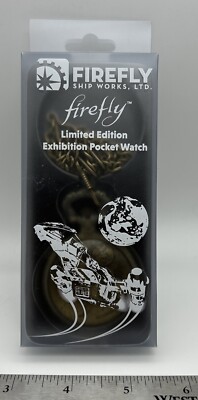 Firefly Limited Edition Exhibition Pocket Watch Brand New Never Worn Loot Crate