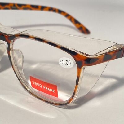 Pro + Shield Full Protection Magnification Glasses 3.00 TR90 