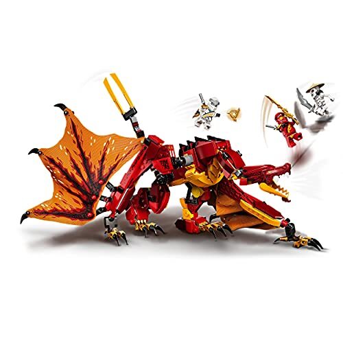 LEGO 71753 Ninjago Fire Dragon Attack Toy Ninja Ninja Dragon Boys