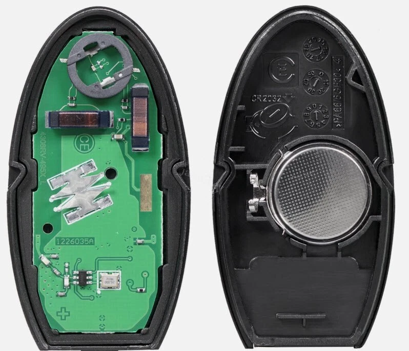 Paquete de 2 para Select Nissan/Infiniti 4 botones Smart Prox mando a distancia sin llave llavero Foto 4 de 4