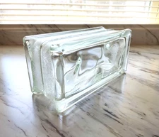 Midcentury wall window double glass brick block