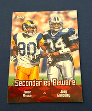 2000 Topps Football Topps Combos- Secondaries Beware-Isaac Bruce #TC5 NM