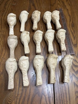 15 Chickadee Tupelo Carving Blanks 4 1/2 inches. 