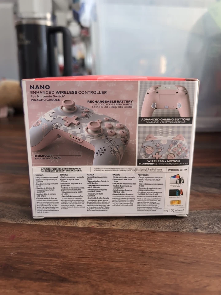 PowerA Nano Enhanced  Wireless Controller - Pikachu Garden NWLC001 - Image 3 of 3